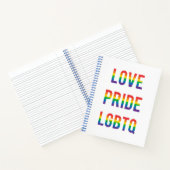 Liebe Pride LGBTQ Notizblock (Innenseite)