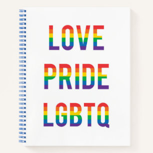 Liebe Pride LGBTQ Notizblock