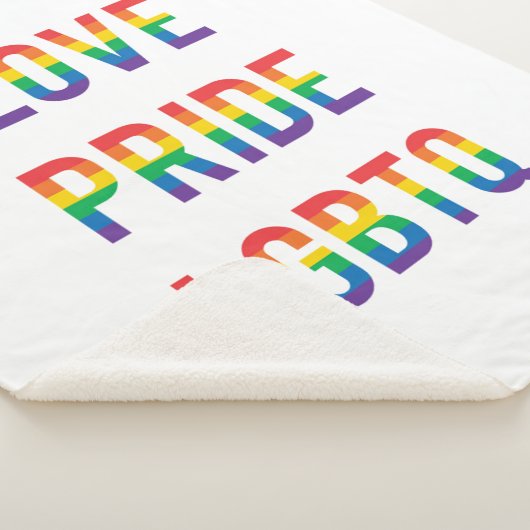 Liebe Pride LGBTQ Sherpadecke (3/4)