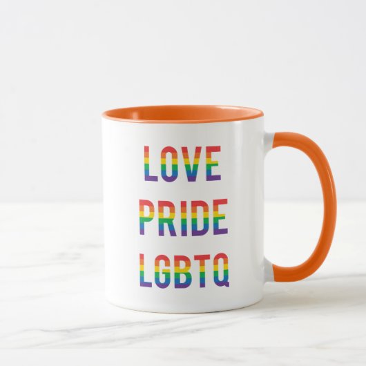 Liebe Pride LGBTQ Tasse (Rechts)
