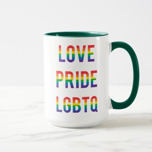 Liebe Pride LGBTQ Tasse (Rechts)