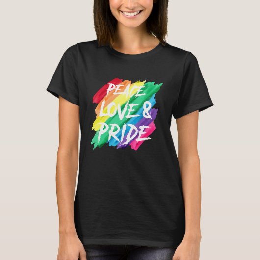 Liebe Pride Pride Gay Rainbow Pride Mont T-Shirt (Vorderseite)