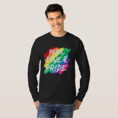 Liebe Pride Pride Gay Rainbow Pride Mont T-Shirt (Vorne ganz)