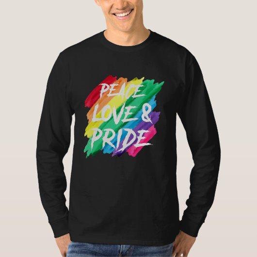 Liebe Pride Pride Gay Rainbow Pride Mont T-Shirt (Vorderseite)