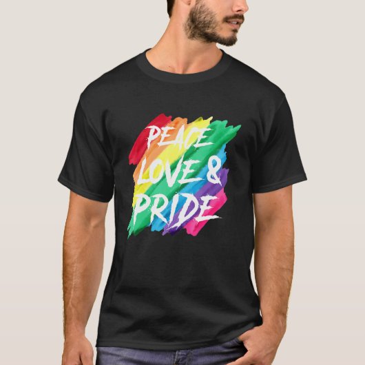 Liebe Pride Pride Gay Rainbow Pride Mont T-Shirt (Vorderseite)