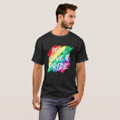 Liebe Pride Pride Gay Rainbow Pride Mont T-Shirt (Vorne ganz)
