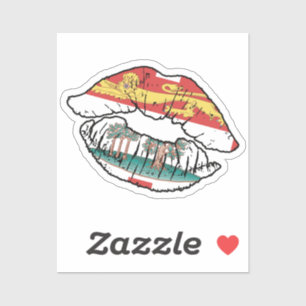 Liebe Prince Edward Island Lipstick Aufkleber