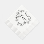 Liebe Print Design Serviette (Ecke)