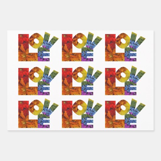 Liebe Prior Floral Wrapping Paper Set Geschenkpapier Set (Vorderseite)