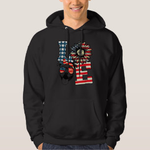 Liebe Prix American Independence Day 4. Juli Pitb Hoodie