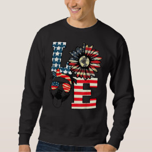 Liebe Prix American Independence Day 4. Juli Pitb Sweatshirt