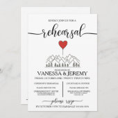 Liebe Probe Abendessen Einladung (Vorne/Hinten)