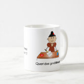 "Liebe Probleme, mein Gott ist größer als Sie! Kaffeetasse (VorderseiteRechts)