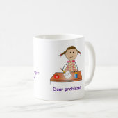 "Liebe Probleme, mein Gott ist größer als Sie! Kaffeetasse (VorderseiteRechts)