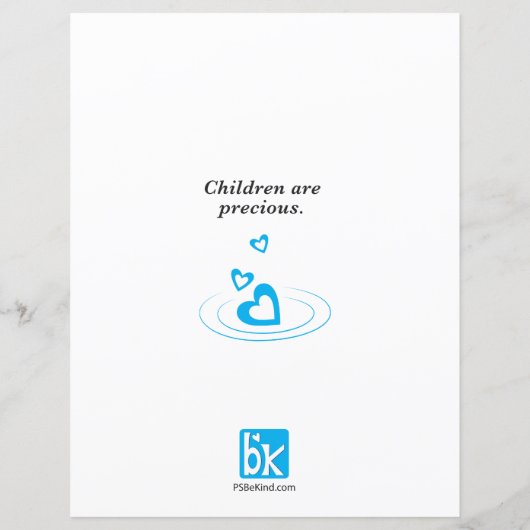 Liebe & Protect_Flachpapier Blatt 8.5"x11" (Rückseite)