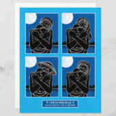 Liebe & Protect_Flachpapier Blatt 8.5"x11" (Vorne/Hinten)