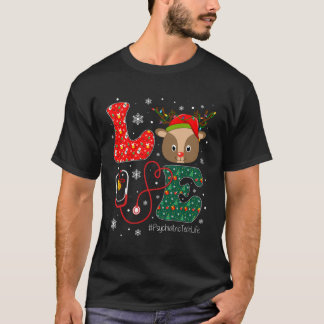 Liebe Psychiatric Tech Life Techniker Weihnachtsze T-Shirt