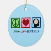 Liebe Psychiatrie Keramikornament (Links)