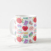 Liebe psychischer Gesundheit Kaffeetasse (Vorderseite Links)