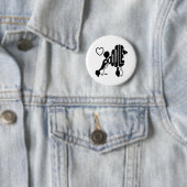 LIEBE-PUDEL-KNOPF BUTTON (Beispiel)