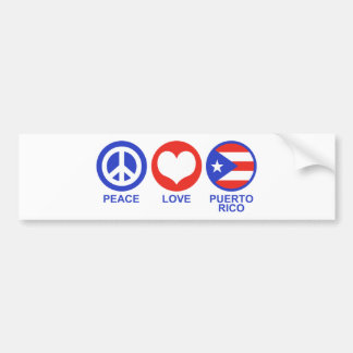 Liebe Puerto Rico Autoaufkleber
