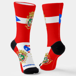 Liebe Puerto Rico Patriotic, Puerto Rico Fahne Socken