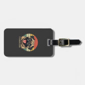Liebe Pug Forever � Süßes Pug-Fan-Design Gepäckanhänger (Vorderseite horizontal)