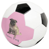 Liebe Pug Fußball (Dreiviertel)