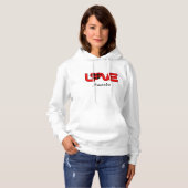 Liebe Pullover Hoodie Sweatshirt (Vorne ganz)