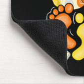 Liebe Pumpkin Footprint Mutter Byby Herbst Herbst Mousepad (Ecke)