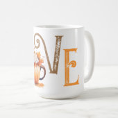 Liebe Pumpkin Gewürz Kaffeetasse (VorderseiteRechts)