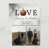 Liebe Pumpkin Save the Date Card (Vorne/Hinten)