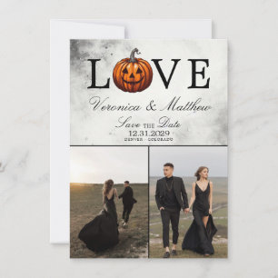 Liebe Pumpkin Save the Date Card