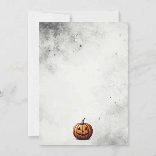 Liebe Pumpkin Save the Date Card (Rückseite)