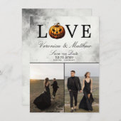 Liebe Pumpkin Save the Date Card (Vorne/Hinten)