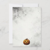 Liebe Pumpkin Save the Date Card (Rückseite)