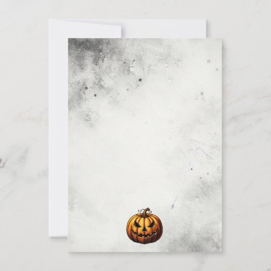 Liebe Pumpkin Save the Date Card (Rückseite)