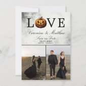 Liebe Pumpkin Save the Date Card (Vorderseite)
