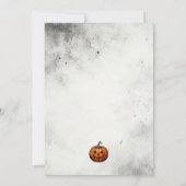 Liebe Pumpkin Wedding Einladung (Rückseite)