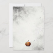 Liebe Pumpkin Wedding Einladung (Rückseite)