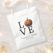 Liebe Pumpkin Wedding Geschenktütchen (Ausgeschnitten)