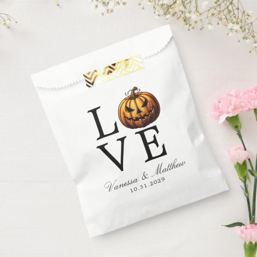 Liebe Pumpkin Wedding Geschenktütchen (Versiegelt)