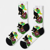 Liebe Pumpkins Zeug Socken (Linkes Detail)