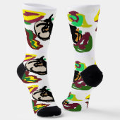 Liebe Pumpkins Zeug Socken (Gewinkelt)