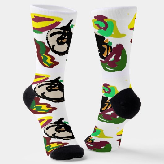 Liebe Pumpkins Zeug Socken (Gewinkelt)