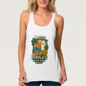 Liebe Punaluu Black Sand Beach Tank Top (Vorderseite)