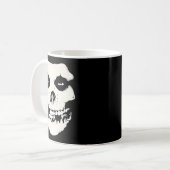 Liebe Punk Skull Band Funny Music Design Kaffeetasse (Vorderseite Links)