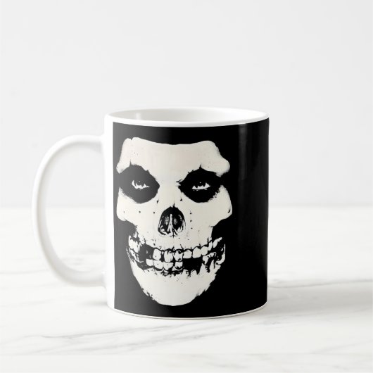 Liebe Punk Skull Band Funny Music Design Kaffeetasse (Links)