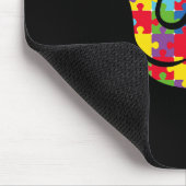 Liebe Puzzle Hand Gebärdensprache Autismus Bewusst Mousepad (Ecke)