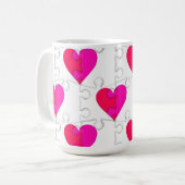 Liebe Puzzle Kaffeetasse (Vorderseite Links)